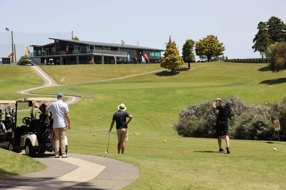 5 - Quadrent on the greens for the Charity Golf Day