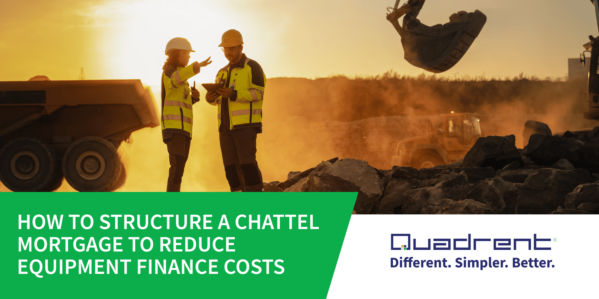 How to structure a chattel mortgage to reduce equipment finance costs