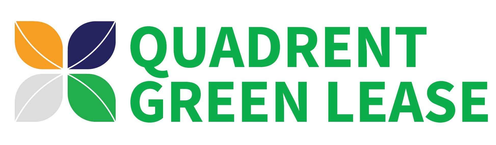 Quadrent Green Lease words + logos