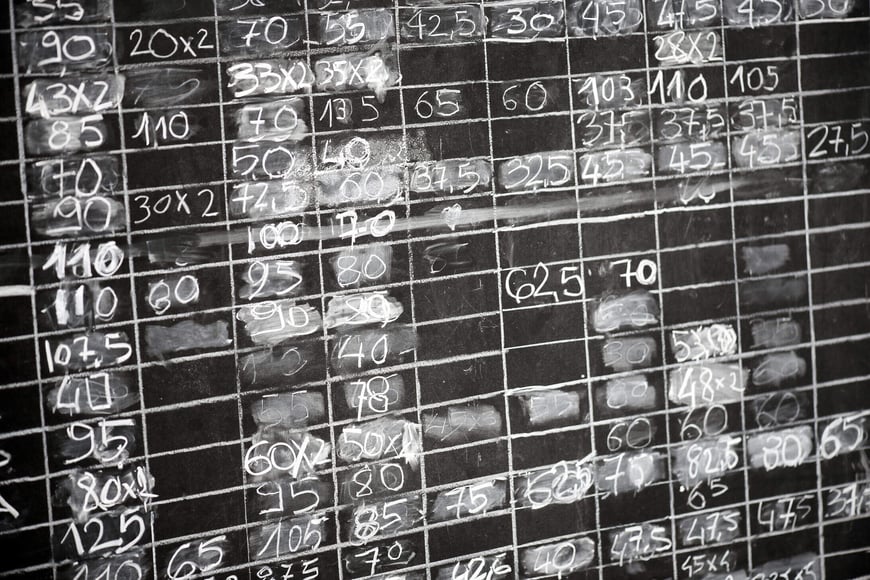 grungy-blackboard-with-columns-of-numbers-P3BAQQJ