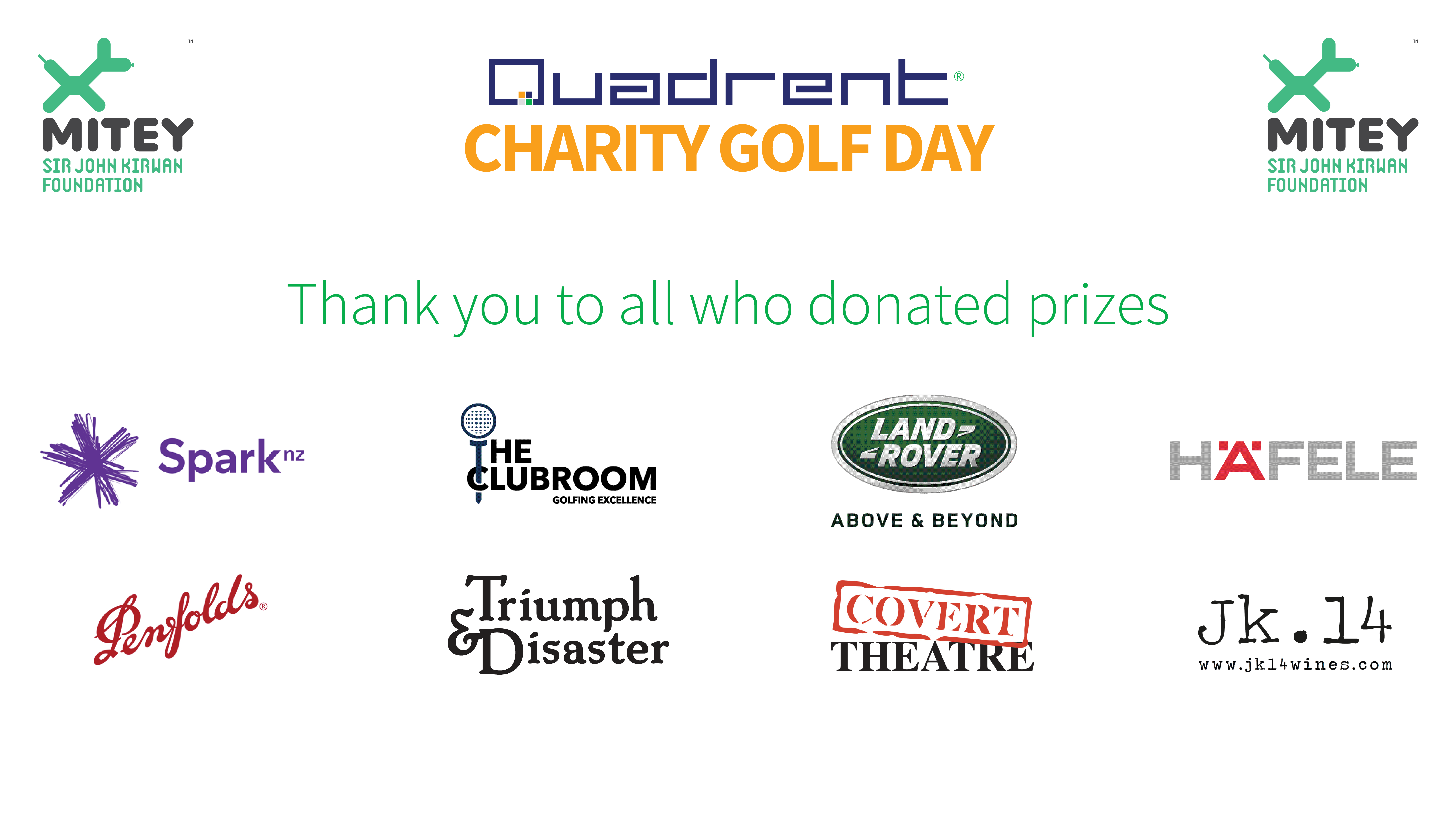 2023 Golf Day Prize Donators