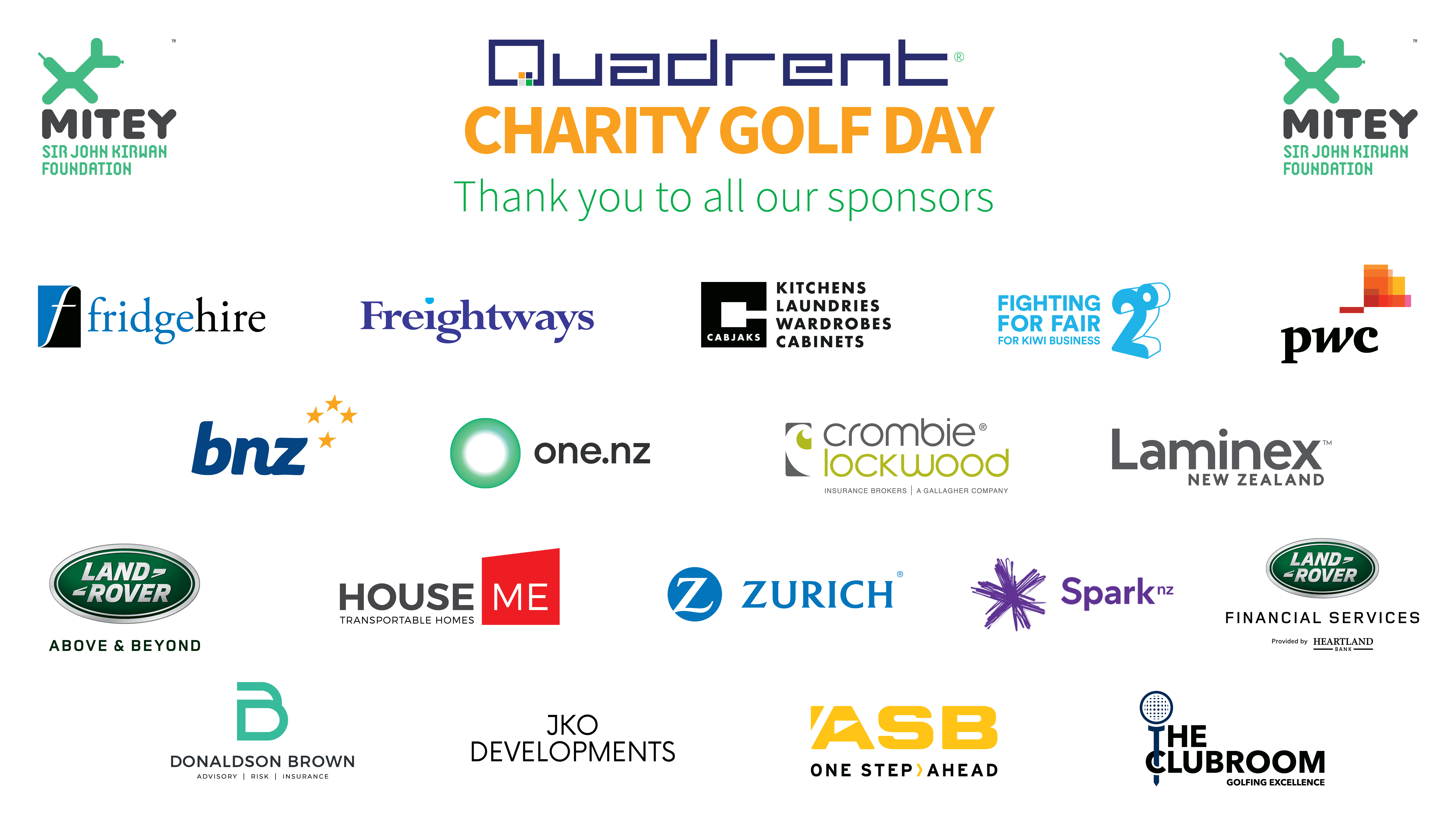 2023 Golf Day Sponsors