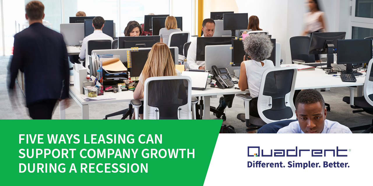 Five ways leasing can support company growth during a recession