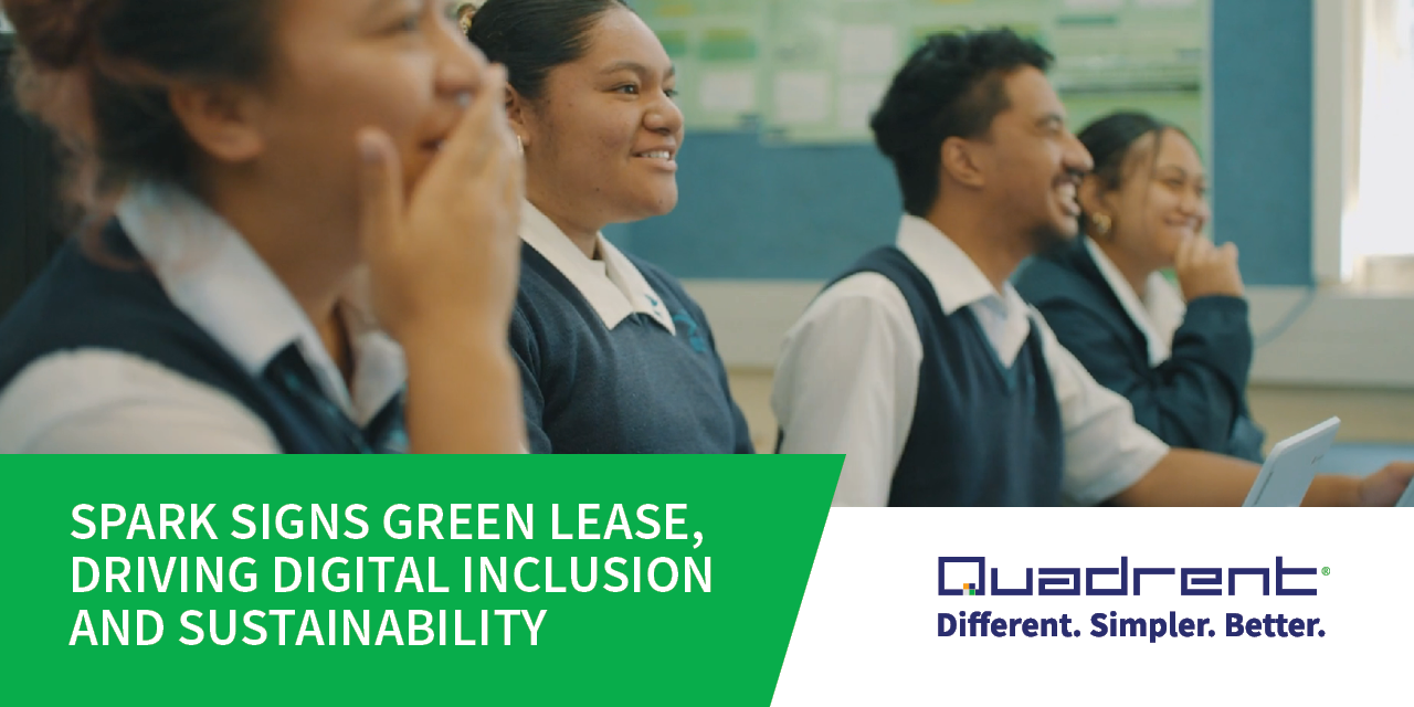 Hundreds of school children receive laptops through Spark partnership with Quadrent’s Green Lease